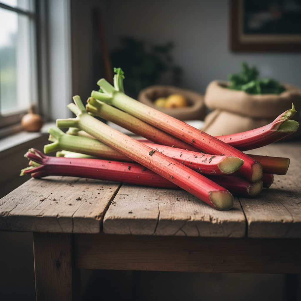Rhubarbe fraîche