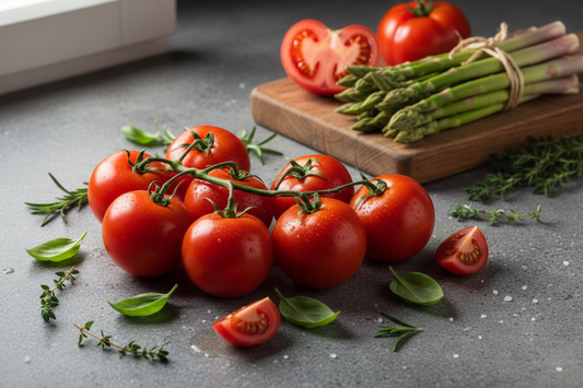 Les bienfaits des tomates et asperges de saison 🍅🌿