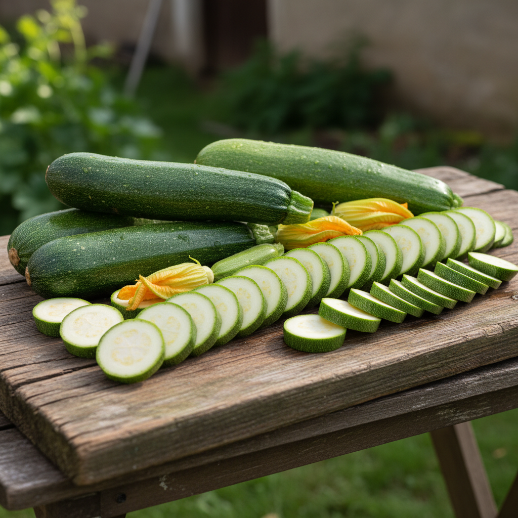 Courgettes fraîches
