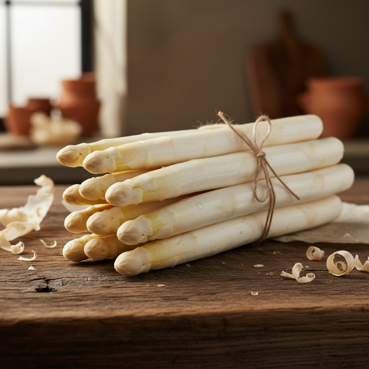 Asperges blanches fraîches