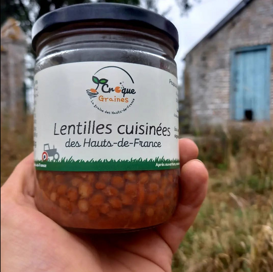 lentilles cuisinées