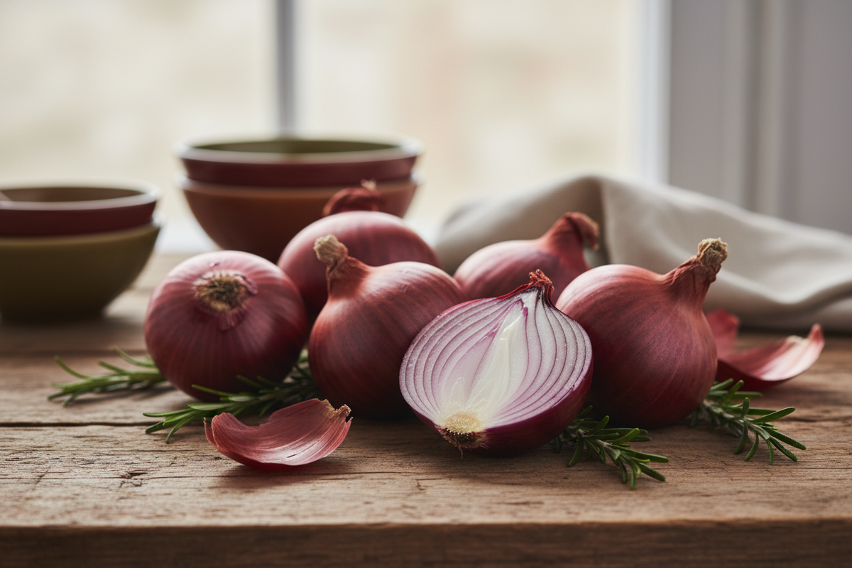 Oignons rouges